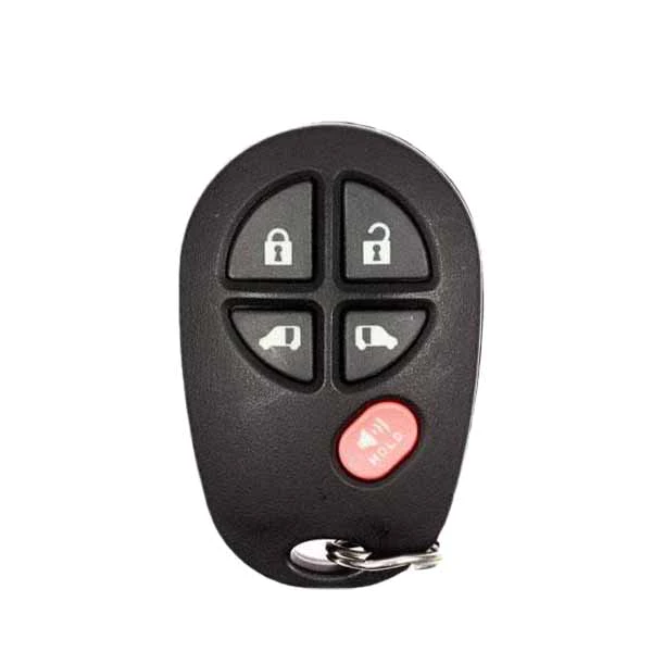 2004-2020 Toyota Sienna / 5-Button Keyless Entry Remote / PN: 89742-AE030 / GQ43VT20T (Aftermarket)